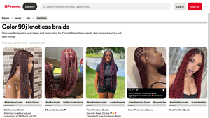 Pinterest - Knotless Braids Collection