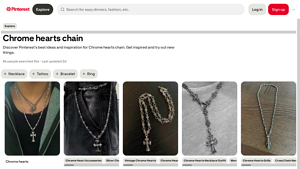 Chrome Hearts - CH Grunge Y2K Necklace