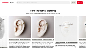 Pinterest - Punk Industrial Piercing Jewelry
