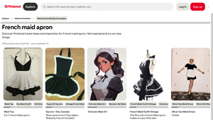Pinterest - French Maid Apron