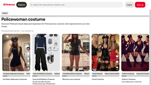 Spooktacular Creations - Women's Blue Police Costume Set