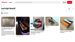 Pinterest - Illuminated Signage