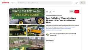 How Does Your Garden Mow - Best Pull Behind Wagons for Lawn Mowers 2024