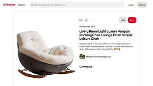 Pinterest - Luxury Penguin Rocking Chair