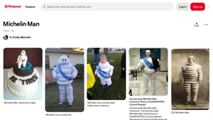 Pinterest - Homemade Michelin Man Costume