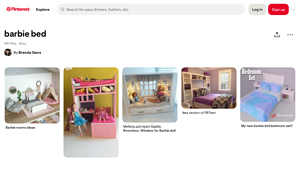 Pinterest - Barbie Doll Bed Designs