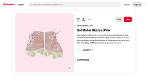 Pinterest - Doll Roller Skates