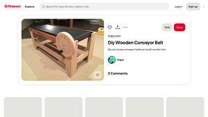 Pinterest - DIY Conveyor Belt for Kids