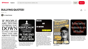 Pinterest - Bullying Quotes