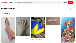 Pinterest - Mermaid & Fish Costume Inspiration