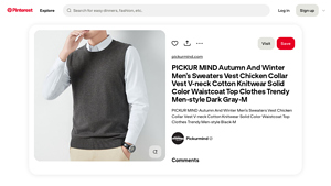 PICKUR MIND - Autumn & Winter Men's Sweater Vest