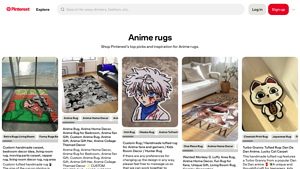 Pinterest - Anime Rugs