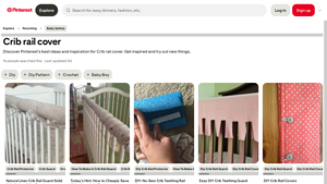 Pinterest - Crib Rail Cover
