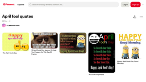 Pinterest - April Fools Day Humor