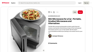 Pinterest - Portable Mini Microwave Guide