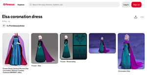 Pinterest - Elsa Coronation Dress