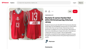 Houston Rockets - James Harden Red NBA Jersey