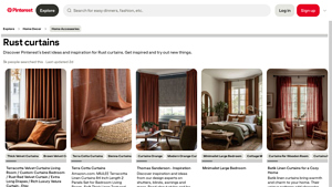 Pinterest - Rust Curtains