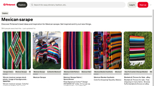 Spoonflower - Mexican Sarape Fabric
