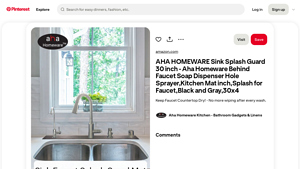 AHA HOMEWARE - Sink Splash Guard 30 Inch
