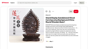 Sandalwood Creations - Lotus Stand Display