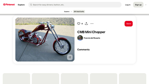 Pinterest - Mini Chopper Motorcycles
