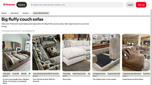 Pinterest - Cozy Sectional Sofas