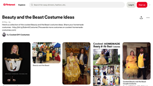 Pinterest - Beauty and the Beast Costume Ideas
