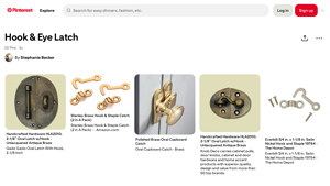 Pinterest - Hook & Eye Latch