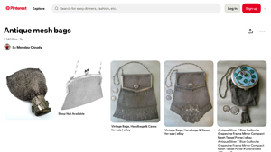 Antique Mesh Bags - Vintage Evening Styles