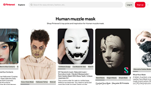 Pinterest - Human Muzzle Mask