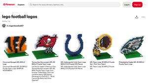 NFL BRXLZ - 3D Team Logo Puzzles
