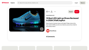 Pinterest - LED Light Up Shoes