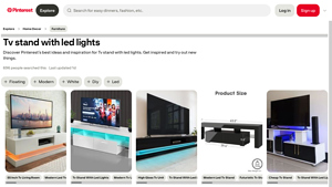 Orren Ellis - LED TV Stand with Storage