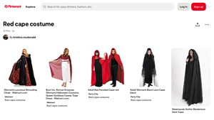 Pinterest - Red Cape Costumes