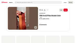 Pinterest - Neon Orange & 350 Blend
