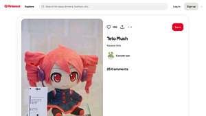 Pinterest - Kasane Teto Plush