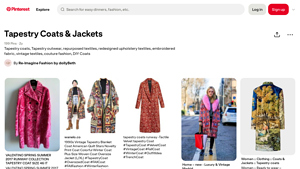 Pinterest - Tapestry Coats
