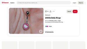 Hello Kitty - Belly Button Rings