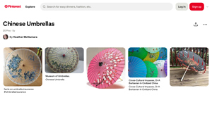 Pinterest - Chinese Parasol Decoration