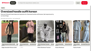 Pinterest - Oversized Hoodie Fashion