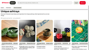 Pinterest - Unique Ashtrays Collection