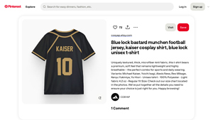 Blue Lock - Bastard Munchen Football Jersey
