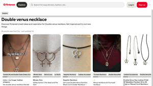 Pinterest - Double Venus Necklace