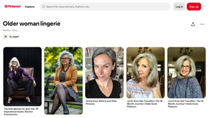 Pinterest - Older Woman Lingerie Pins