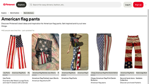 Pinterest - American Flag Pants