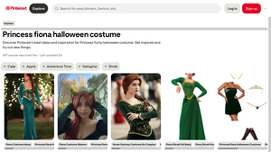 Pinterest - Princess Fiona Halloween Costume Ideas