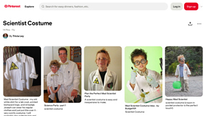 Pinterest - Mad Scientist Costume Collection