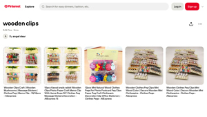 Pinterest - Wooden Clips