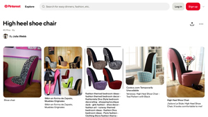 Pinterest - High Heel Shoe Chair
